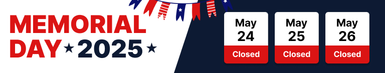 Memorial Day, We are closed on 24th, 25th, 26th of May 2025 | Preferred Automotive Specialists